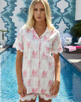 PIJAMA TOULOUSE CORTO ROUSE