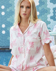 PIJAMA TOULOUSE CORTO ROUSE