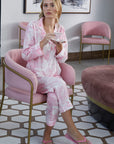 PIJAMA PARIS ROSA 2PZ 100% ALGODÓN
