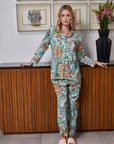 PIJAMA MARIGOLD MENTA 2PZ 100% ALGODÓN