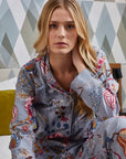 PIJAMA ASTER GRIS 2PZ 100% ALGODÓN