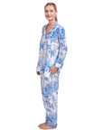 PIJAMA PARIS AZUL 2PZ 100% ALGODÓN