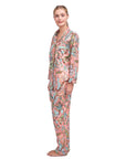 PIJAMA PEONÍA/ ALBARICOQUE 2PZ 100% ALGODÓN
