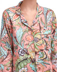 PIJAMA PEONÍA/ ALBARICOQUE 2PZ 100% ALGODÓN