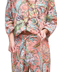 PIJAMA PEONÍA/ ALBARICOQUE 2PZ 100% ALGODÓN