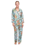PIJAMA MARIGOLD MENTA 2PZ 100% ALGODÓN