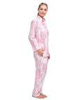 PIJAMA PARIS ROSA 2PZ 100% ALGODÓN