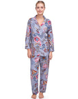 PIJAMA ASTER GRIS 2PZ 100% ALGODÓN
