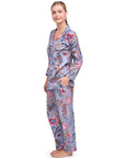 PIJAMA ASTER GRIS 2PZ 100% ALGODÓN