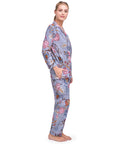 PIJAMA ASTER GRIS 2PZ 100% ALGODÓN