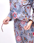 PIJAMA ASTER GRIS 2PZ 100% ALGODÓN