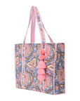 TOTEBAG NARCISUS AZUL PÁLIDO 100% ALGODÓN