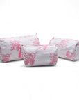 KIT DE COSMETIQUERAS TOULOUSE ROSA 3 PIEZAS