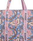 TOTEBAG NARCISUS AZUL PÁLIDO 100% ALGODÓN