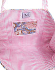 TOTEBAG NARCISUS AZUL PÁLIDO 100% ALGODÓN