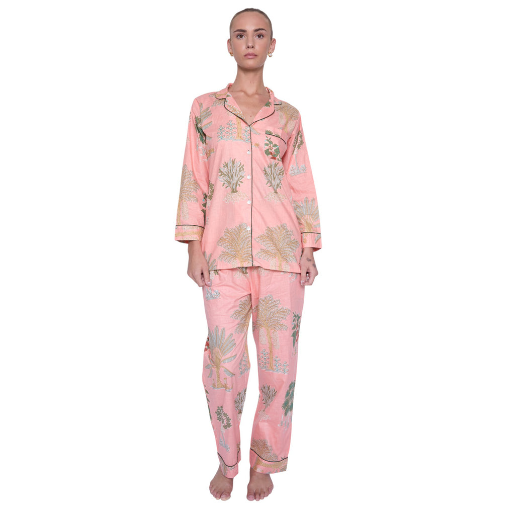 PIJAMA "PALMAS" CON PANTALON