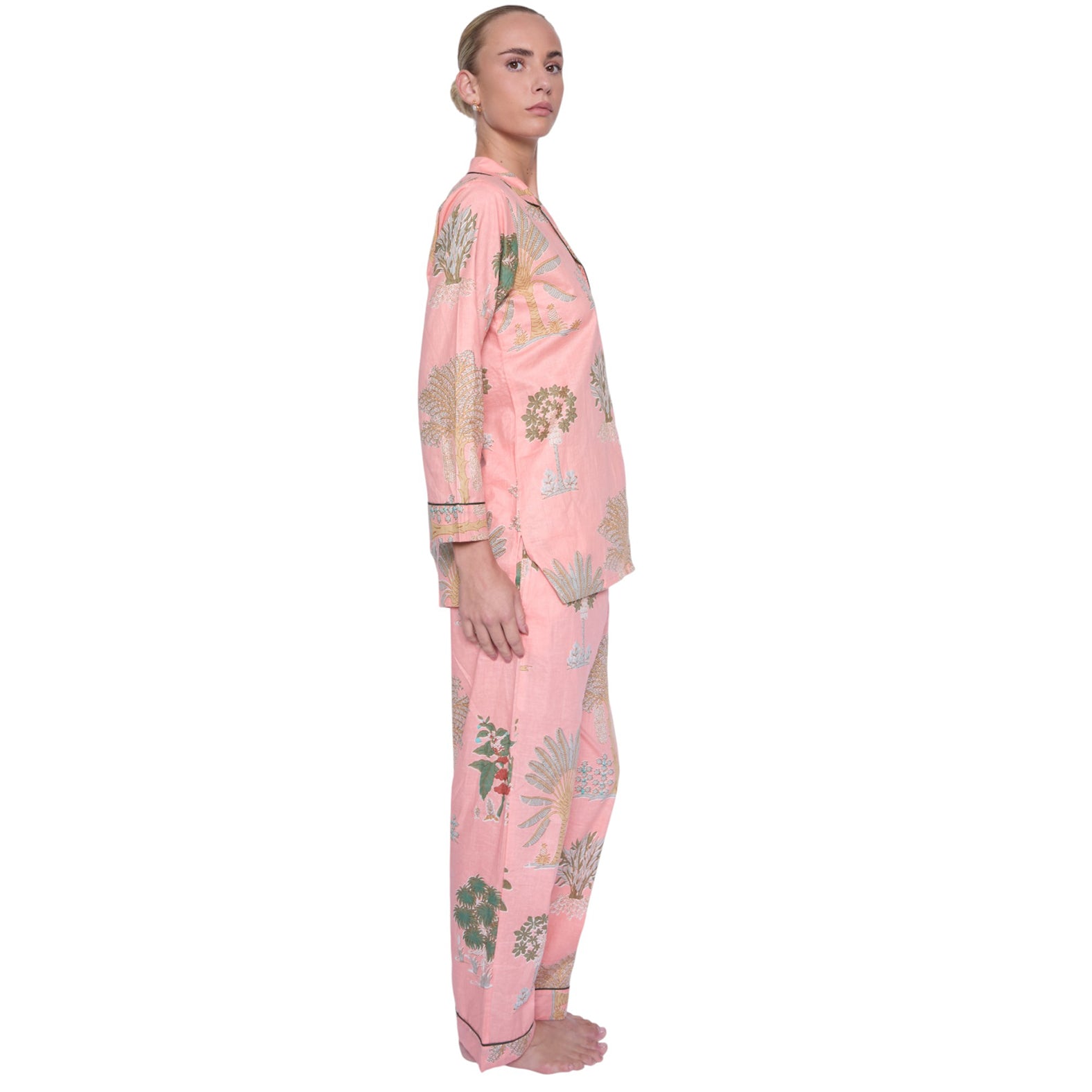 PIJAMA "PALMAS" CON PANTALON