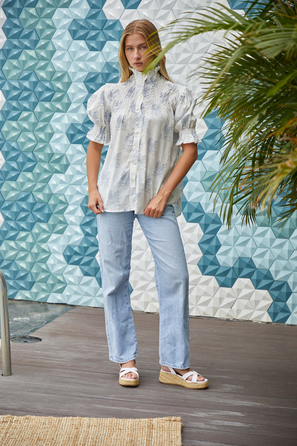 BLUSA TOULOUSE CIELO