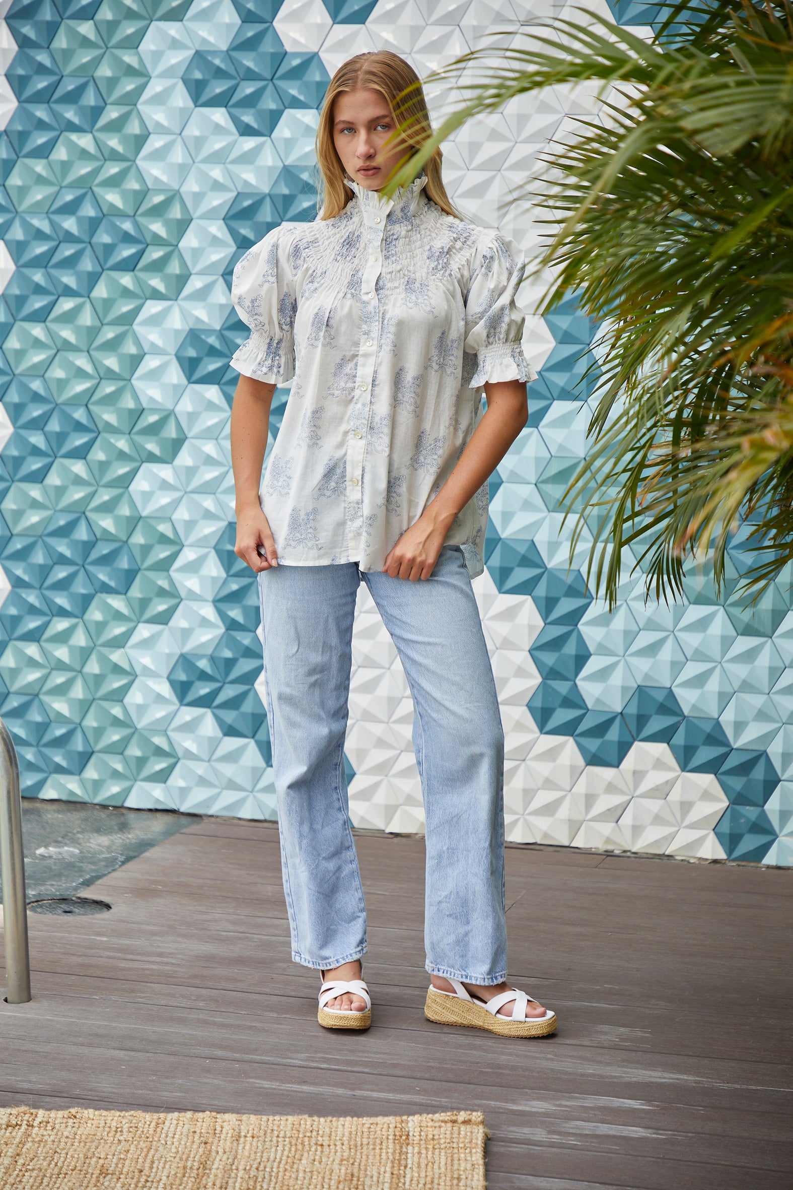 BLUSA TOULOUSE CIELO