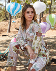 PIJAMA FOREST GREEN 2PZ 100% COTTON