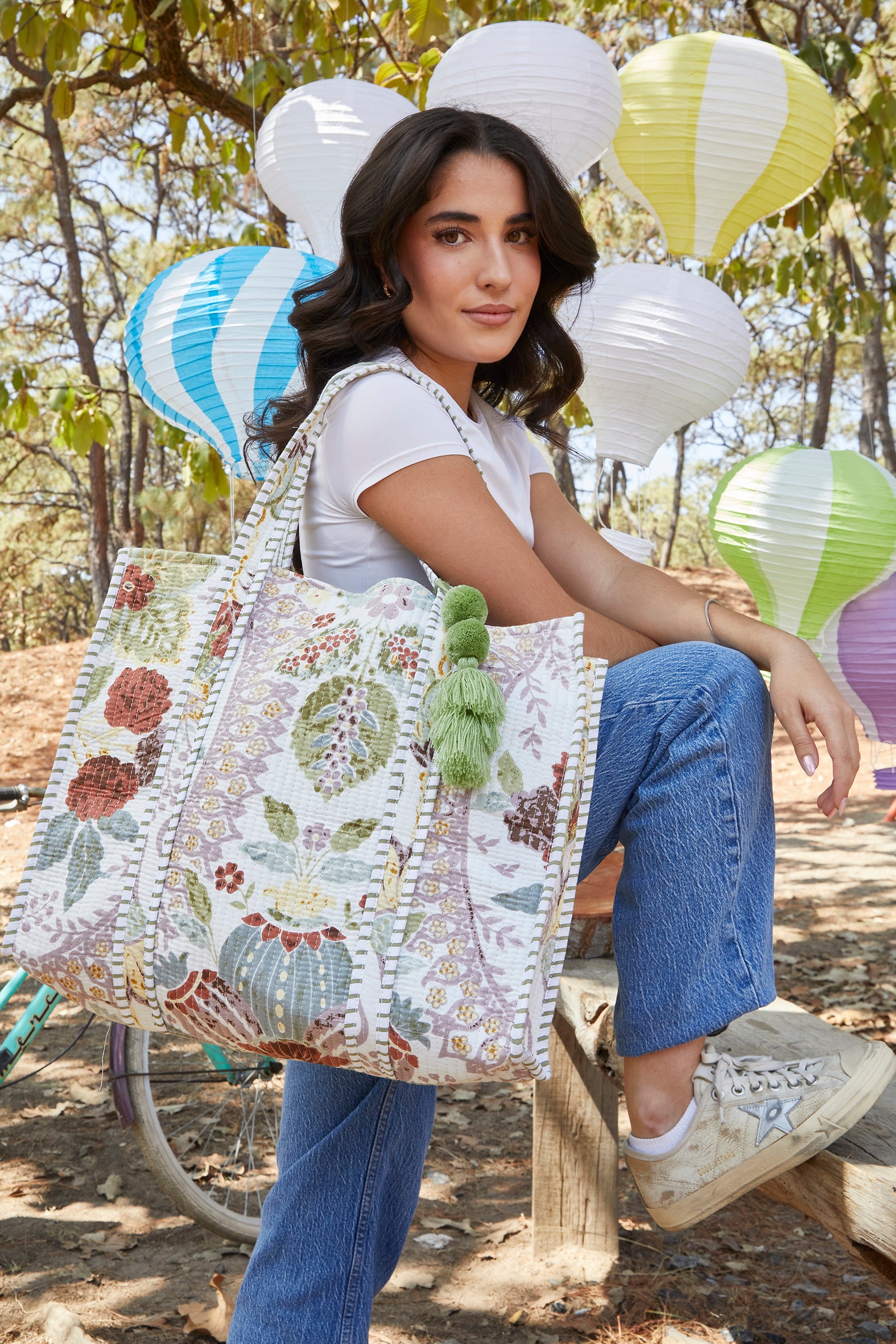 TOTE BAG "FOREST GREEN" 100% COTTON