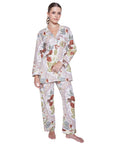 PIJAMA FOREST GREEN 2PZ 100% COTTON