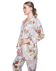 PIJAMA FOREST GREEN 2PZ 100% COTTON