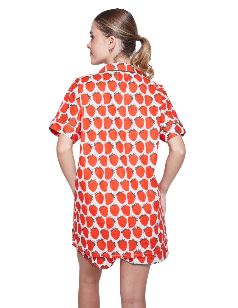 PIJAMA "FRAISES" CON SHORT