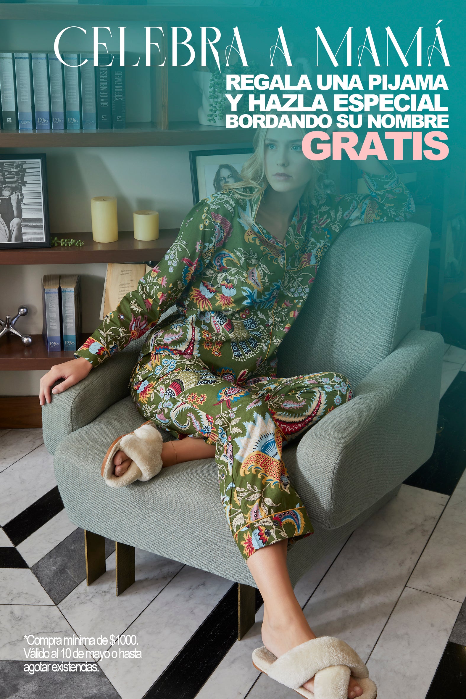 PIJAMA FER  VERDE 2PZ 100% COTTON