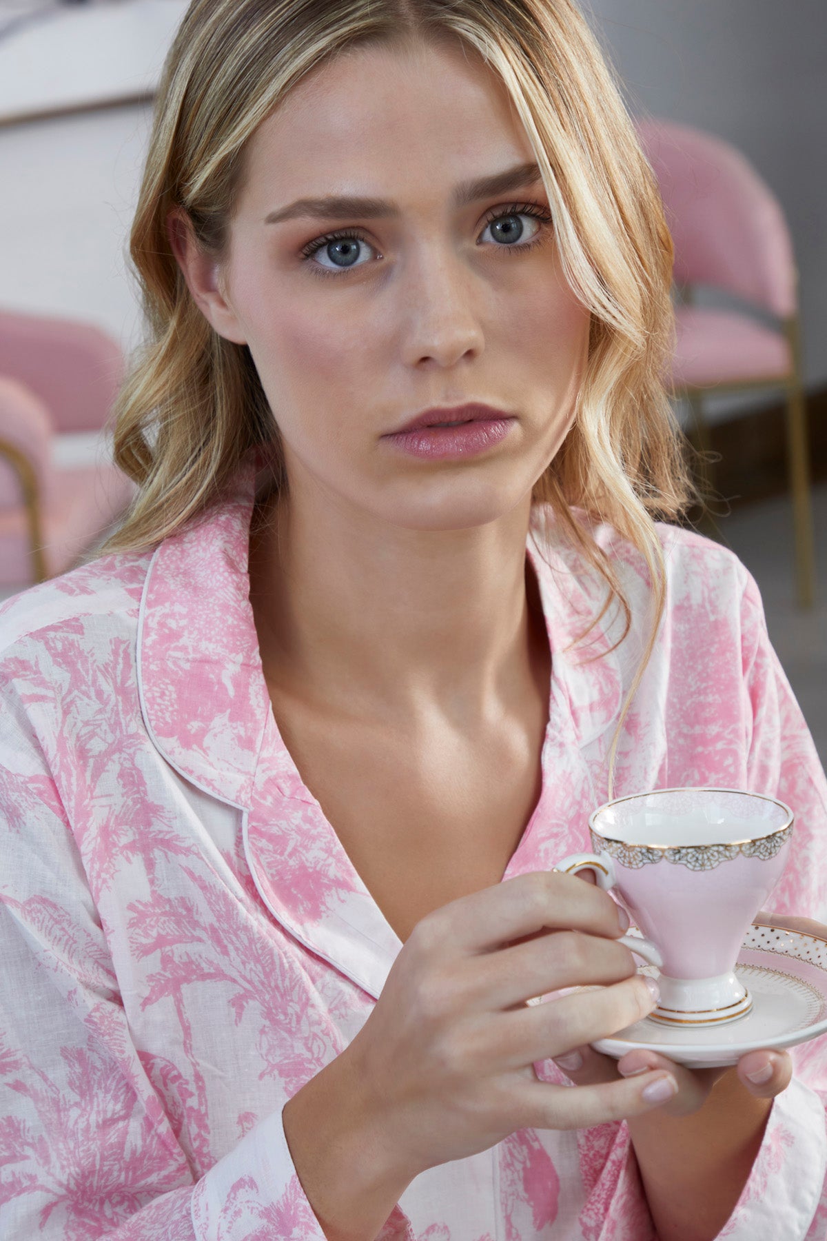 PIJAMA "PARIS ROSA" CON PANTALON