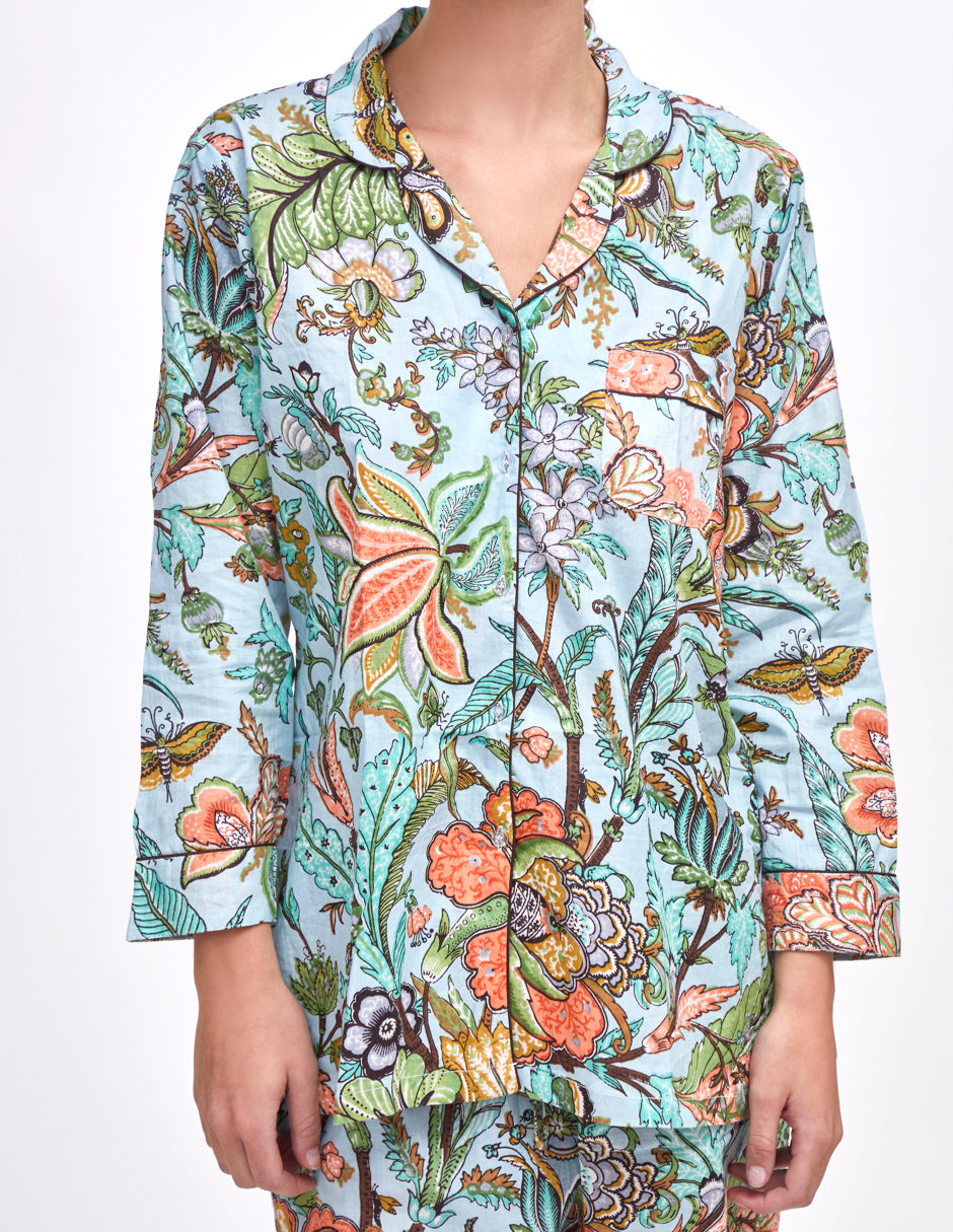 PIJAMA "MARIGOLD MENTA" CON PANTALON