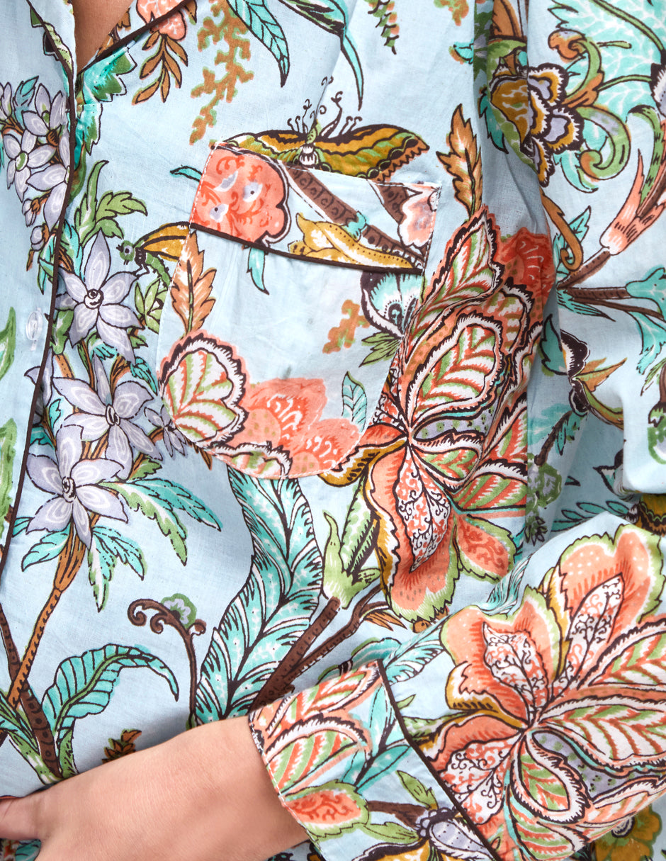 PIJAMA "MARIGOLD MENTA" CON PANTALON