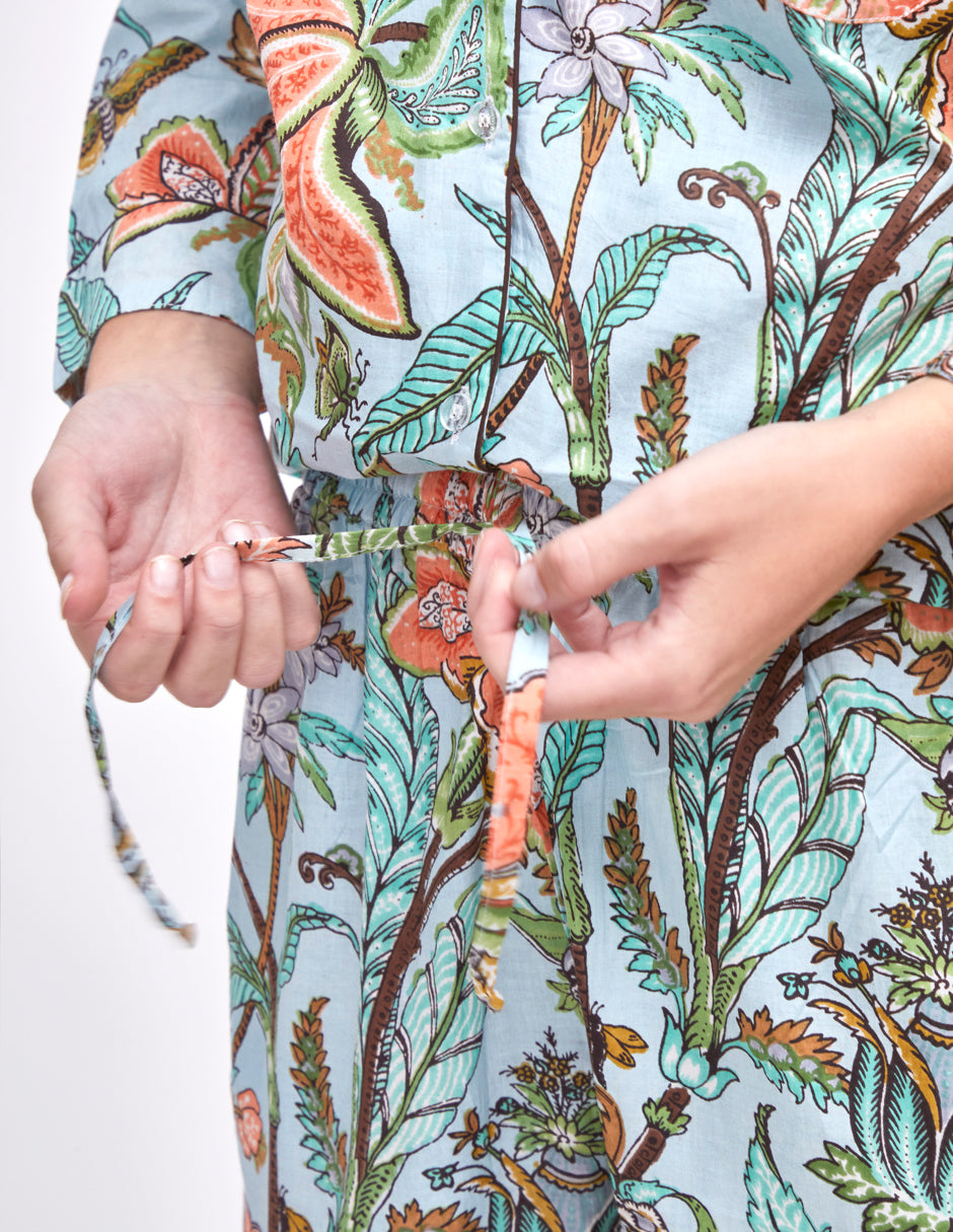 PIJAMA "MARIGOLD MENTA" CON PANTALON