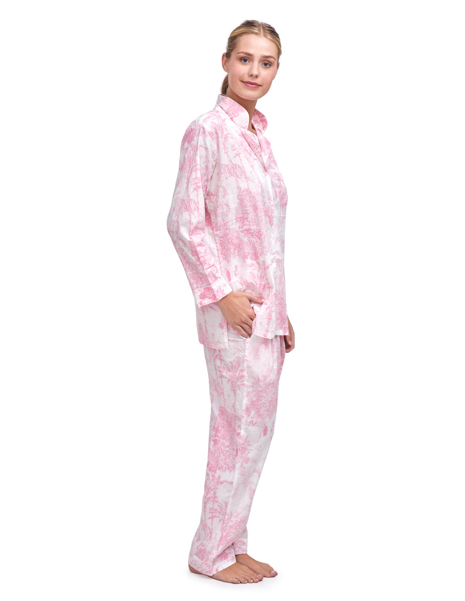 PIJAMA "PARIS ROSA" CON PANTALON
