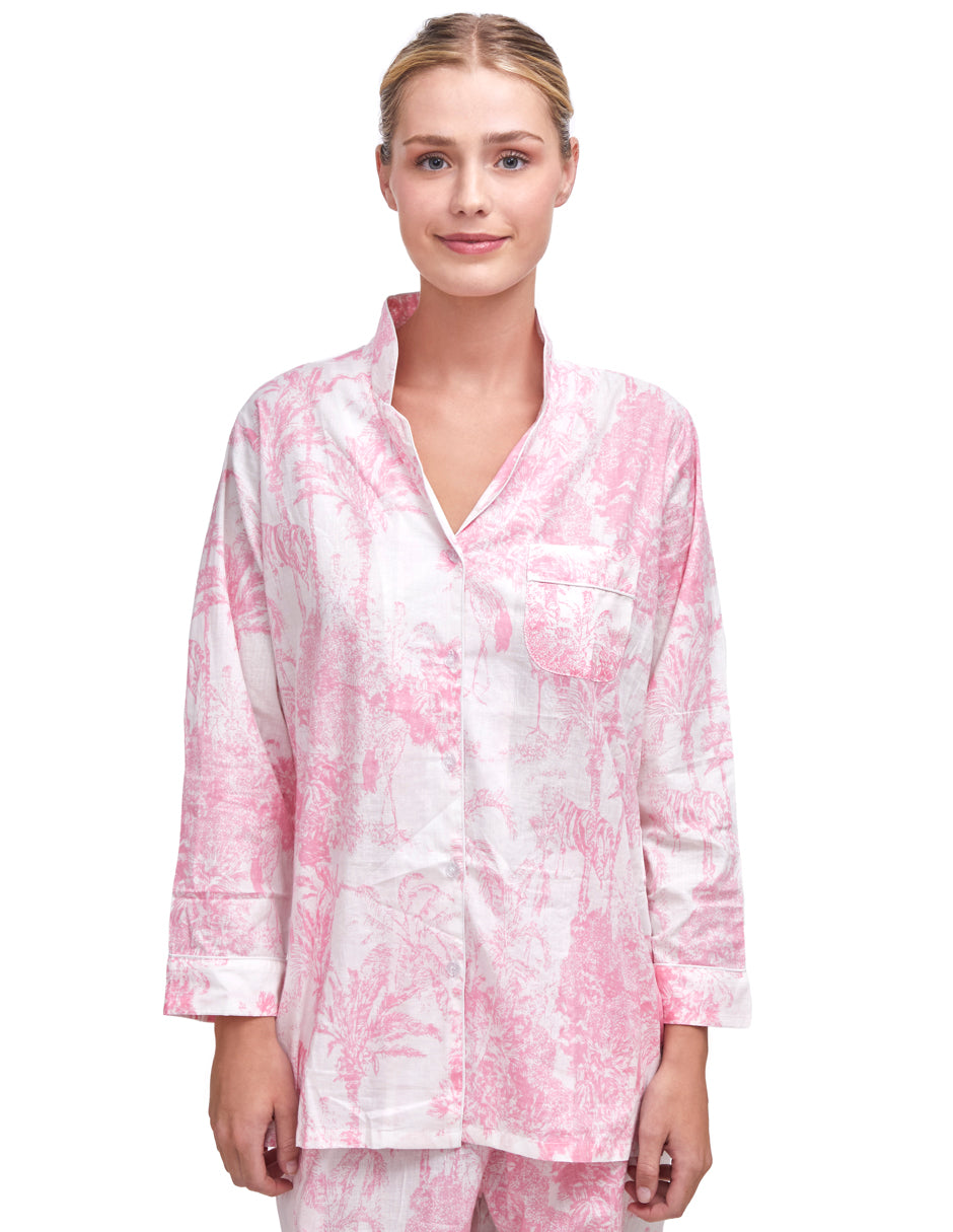 PIJAMA "PARIS ROSA" CON PANTALON