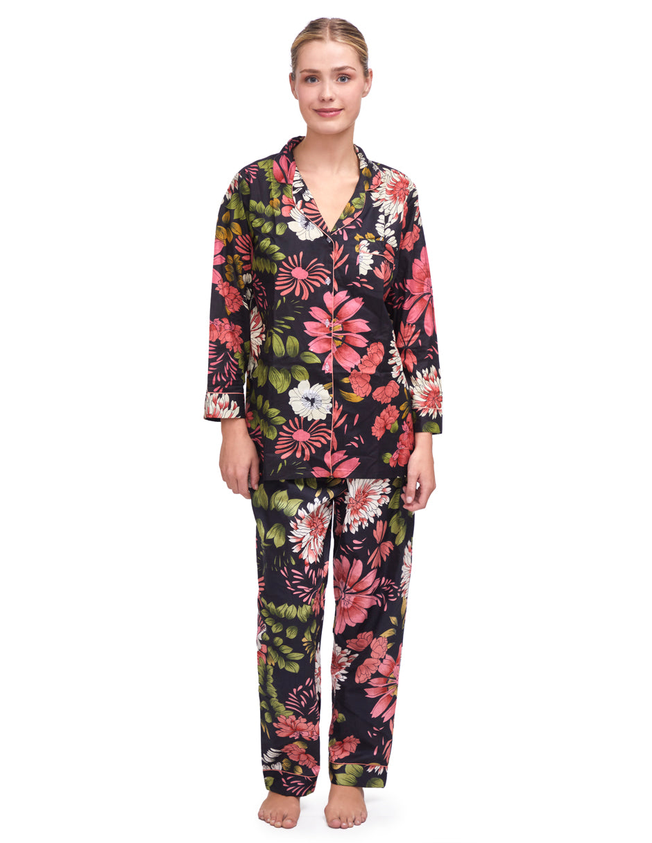 PIJAMA "DELIAN NAVY/AZUL" CON PANTALON