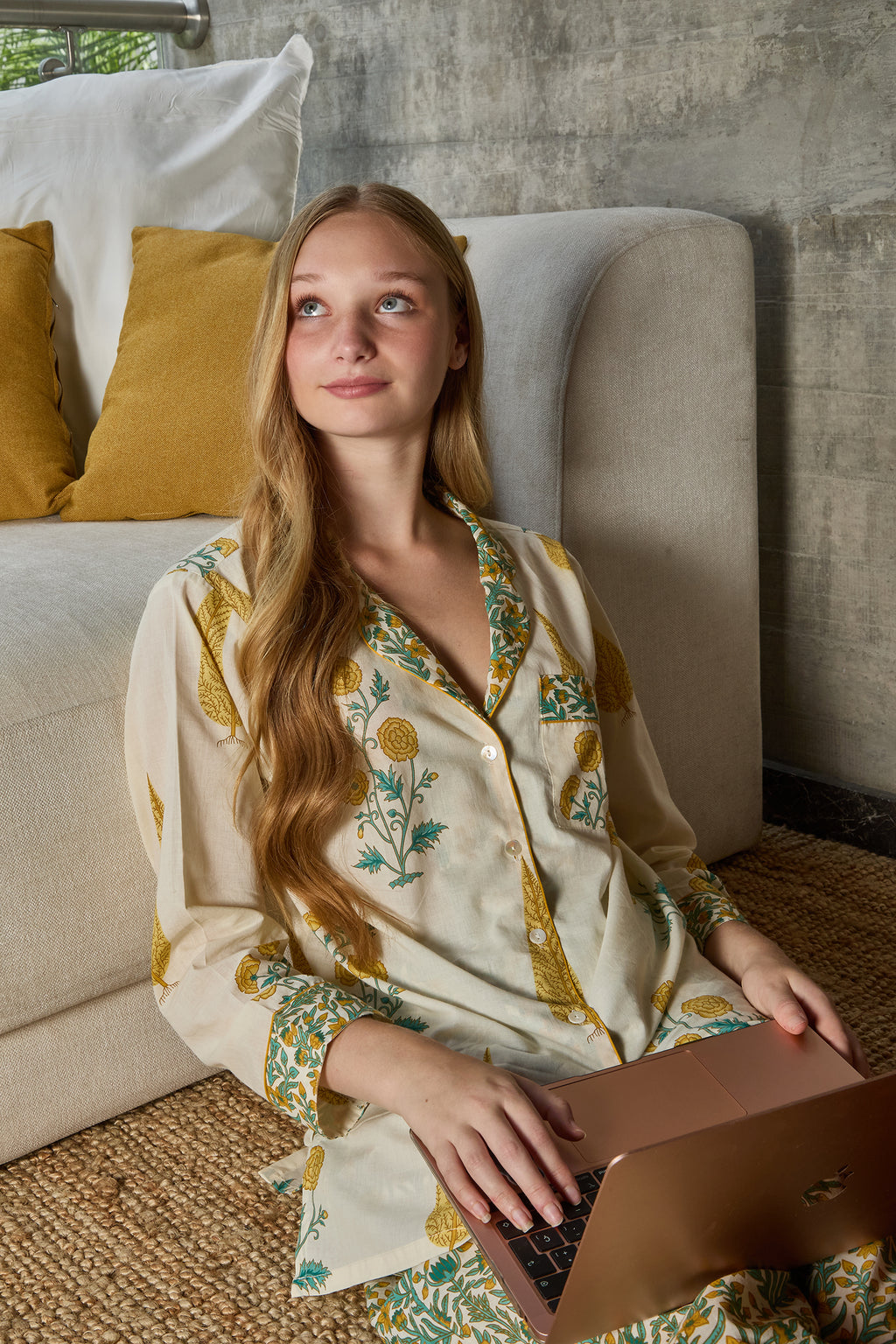 PIJAMA "BOTANICAL" CON PANTALON