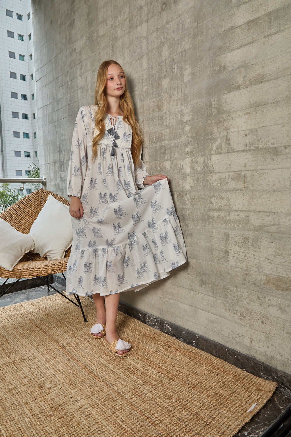 VESTIDO TOULOUSE CIELO