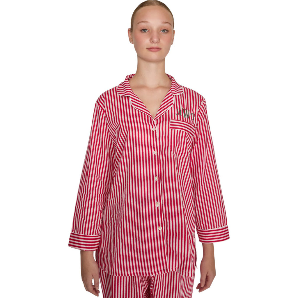 PIJAMA "CLASSIC RED LINES" CON PANTALON