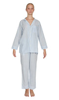 PIJAMA "CLASSIC BABY  BLUE STRIPE"  LONG SLEVE