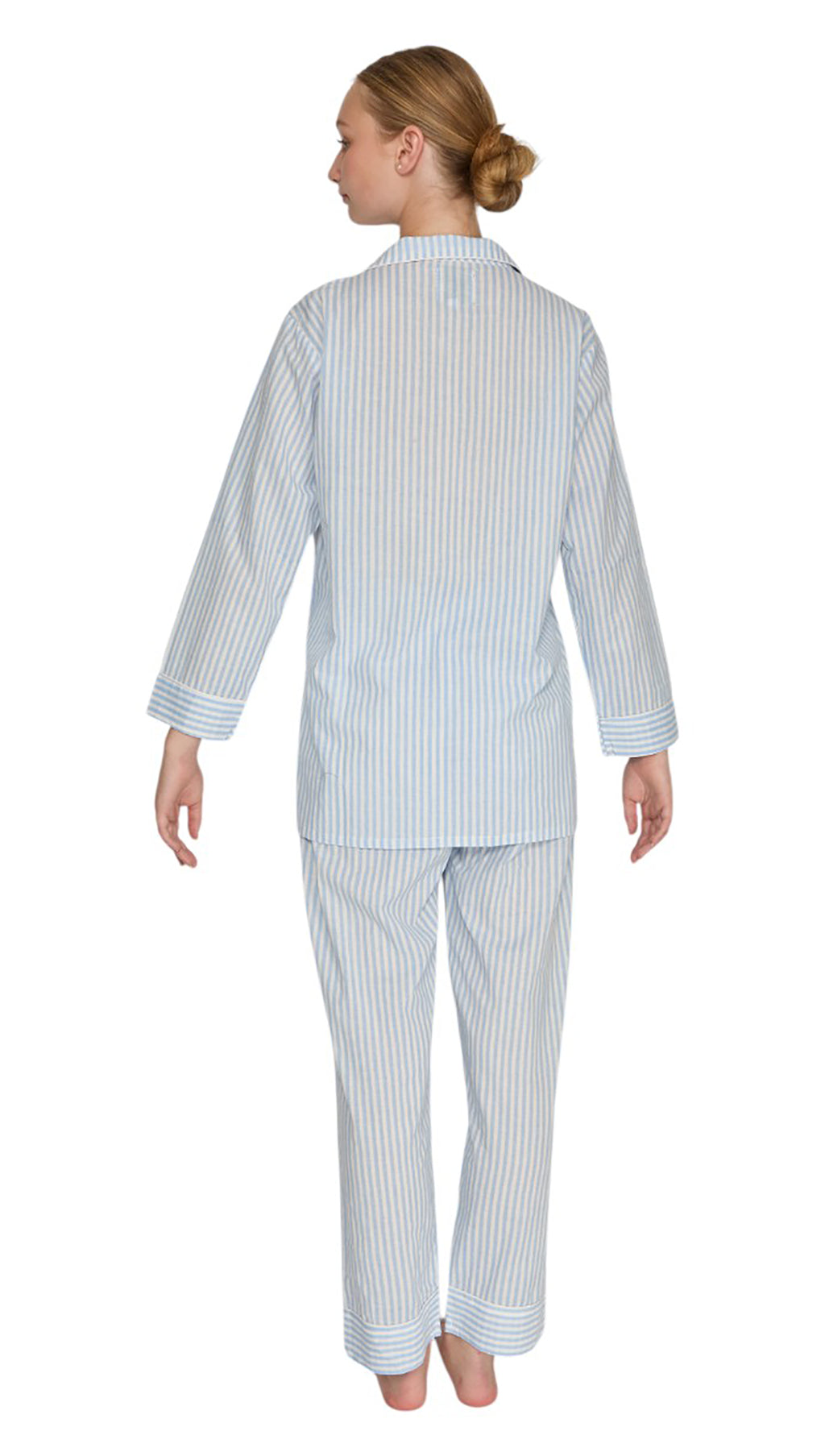PIJAMA "CLASSIC BABY  BLUE STRIPE"  LONG SLEVE
