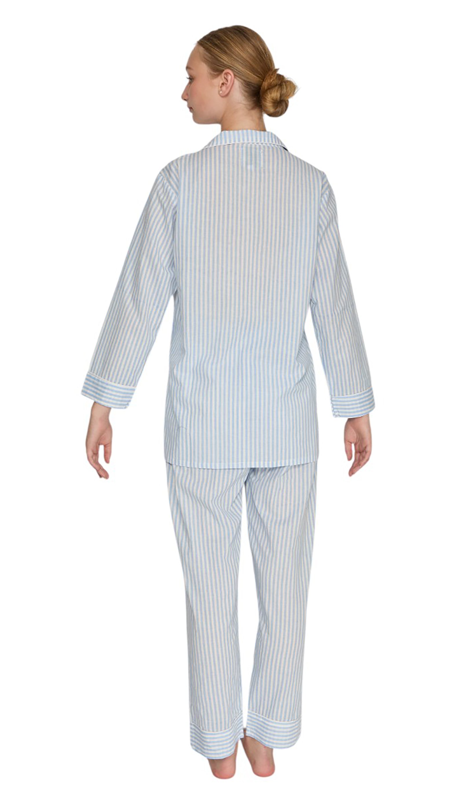 PIJAMA "CLASSIC BABY  BLUE STRIPE"  LONG SLEVE