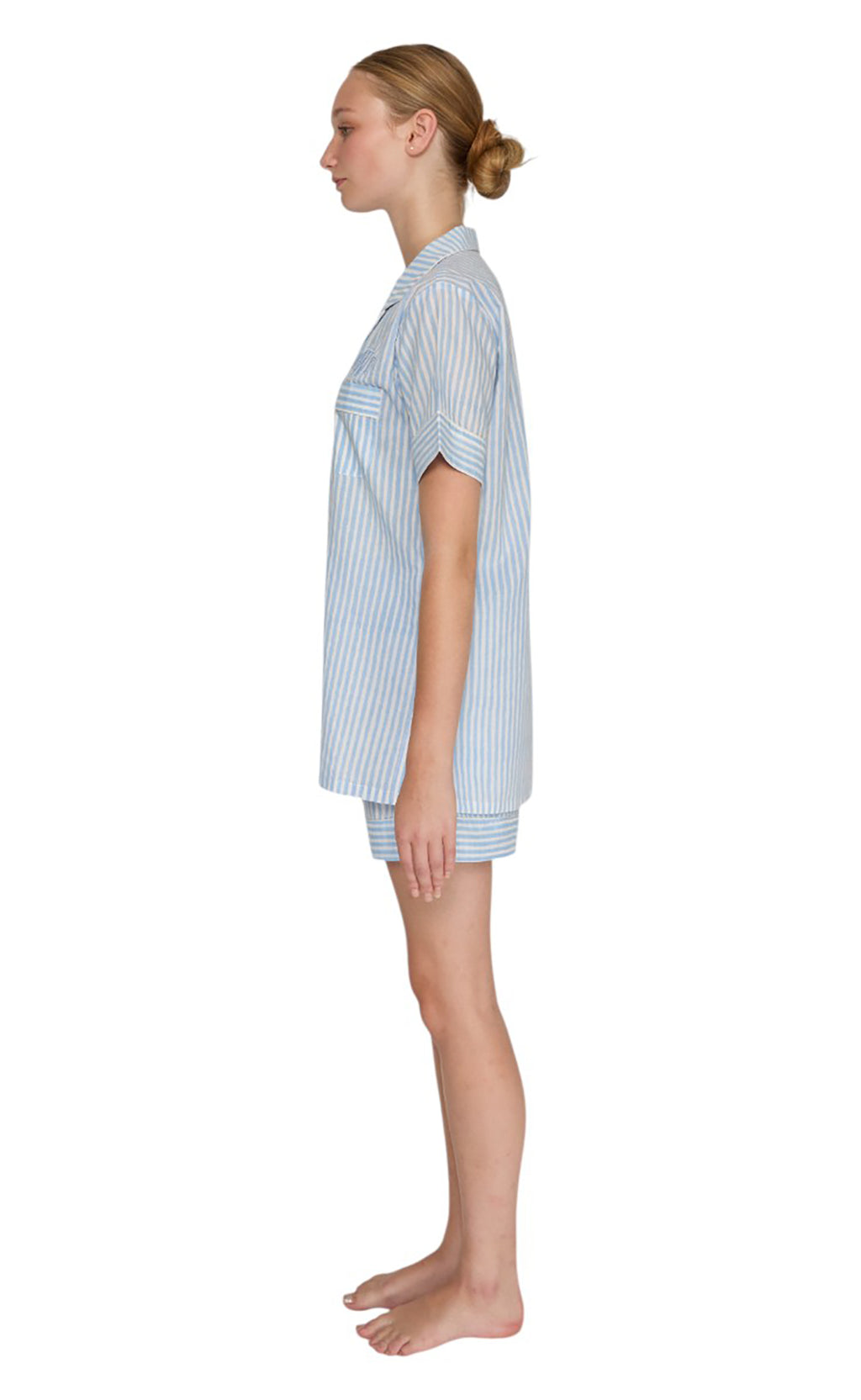 PIJAMA "CLASSIC SHORT STRIPE BLUE"