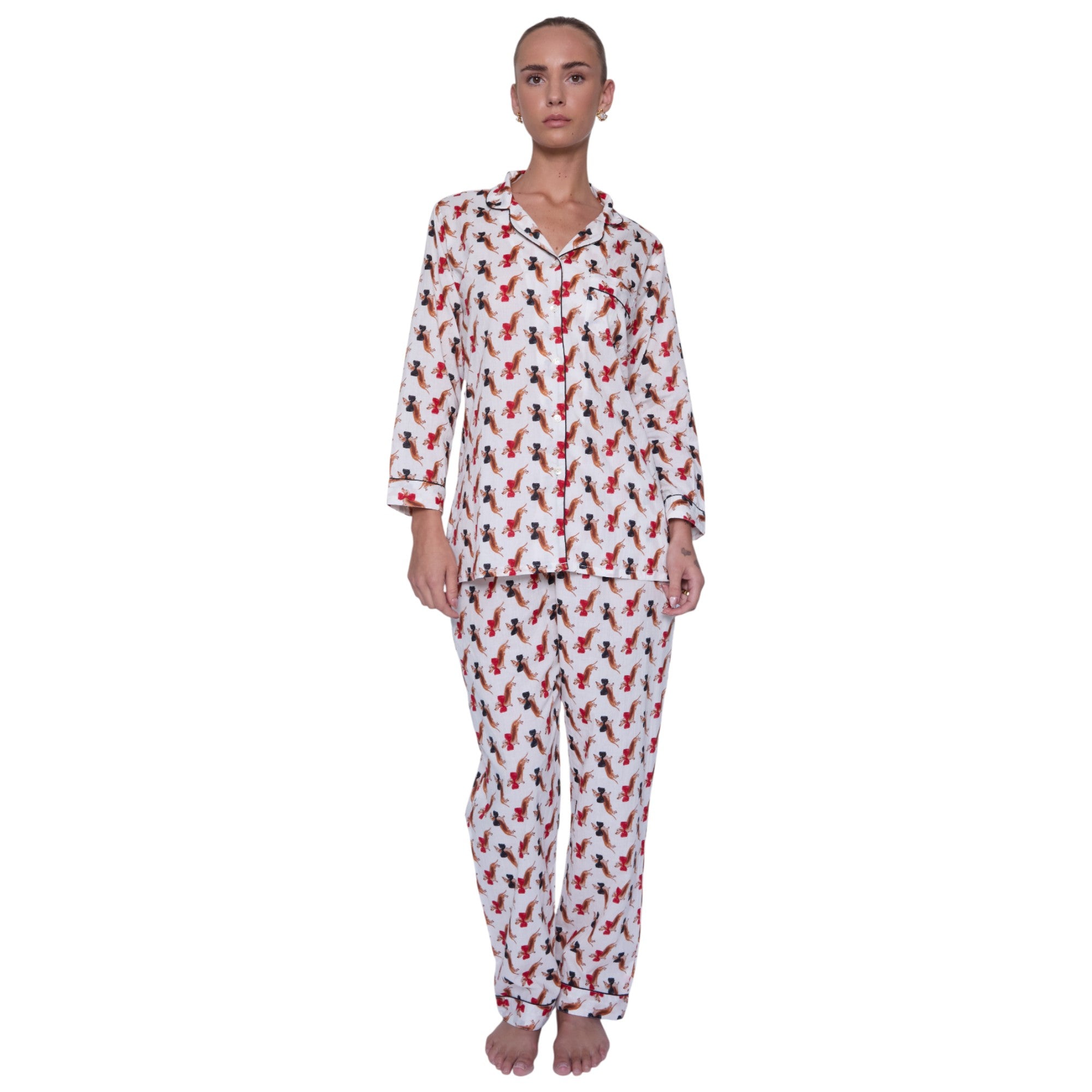 PIJAMA "PAWS" CON PANTALON