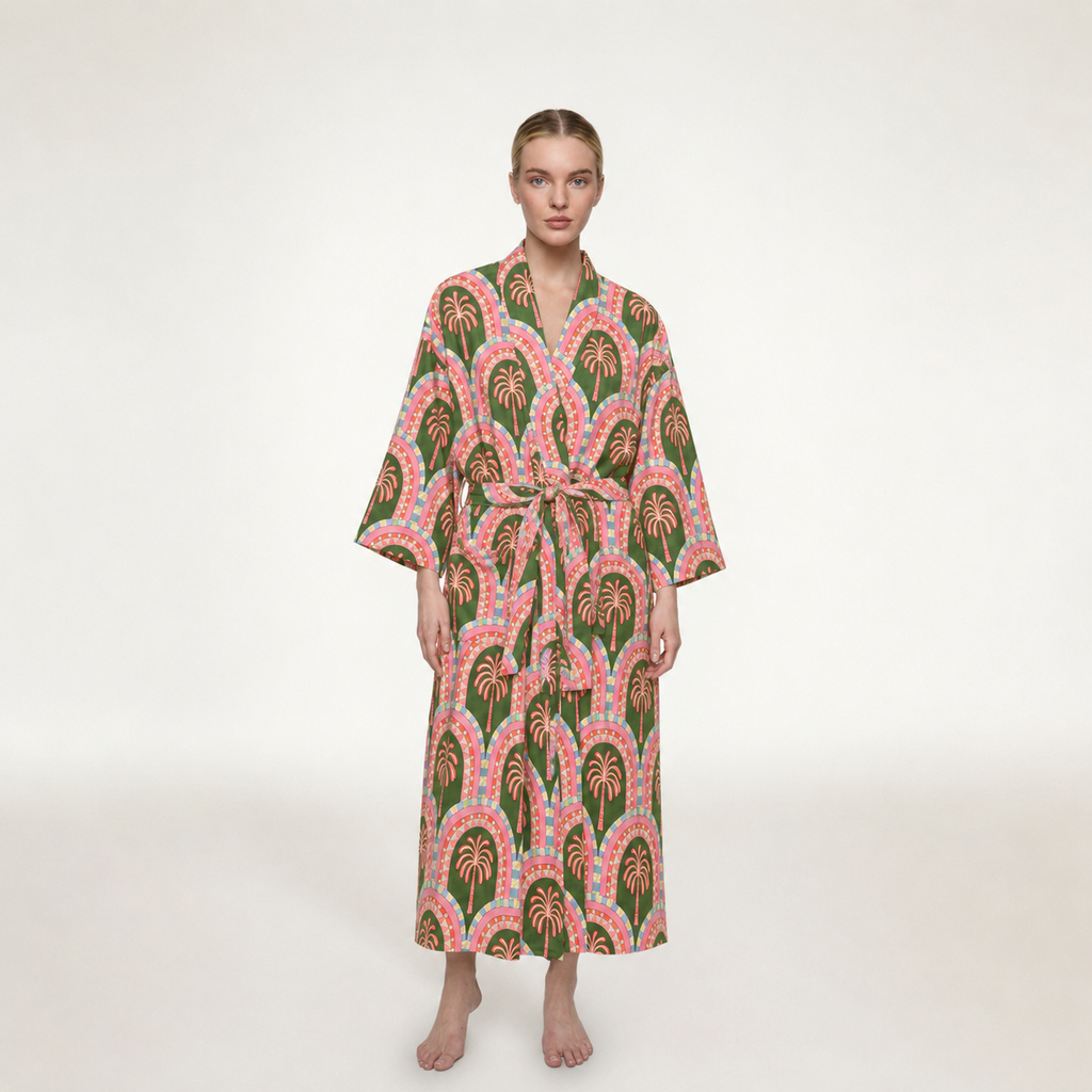 "THE PALMS" ROBE