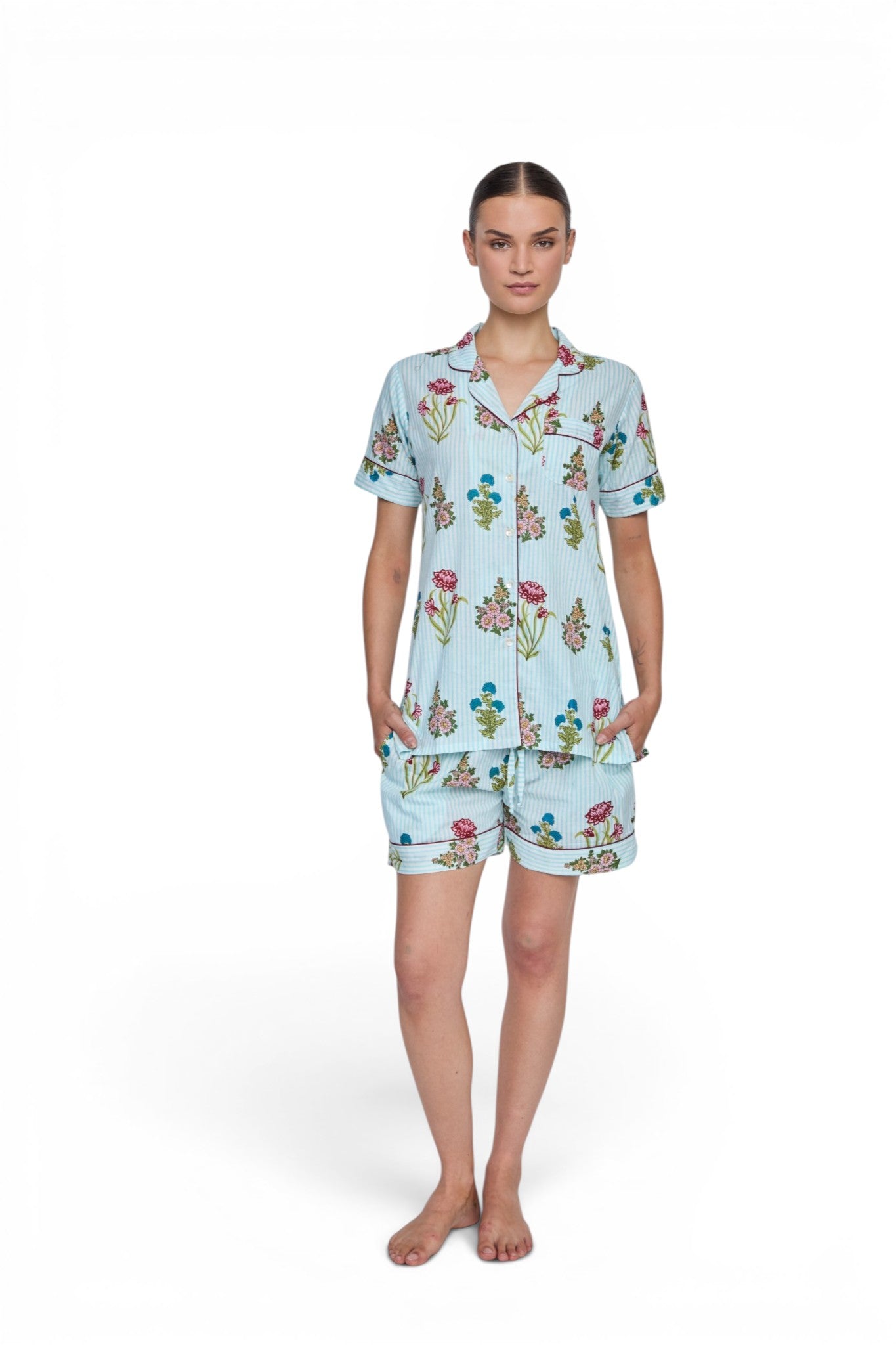 PIJAMA "BLUE BELL GARDEN" SHORT SLEVE