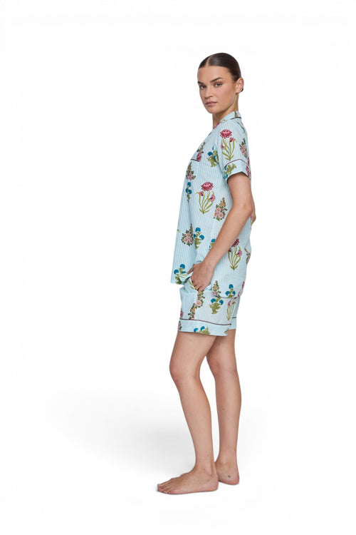 "BLUE BELL GARDEN" SHORT SLEEVE PAJAMA