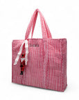 TOTEBAG CLASSIC RED LINES 100% COTTON
