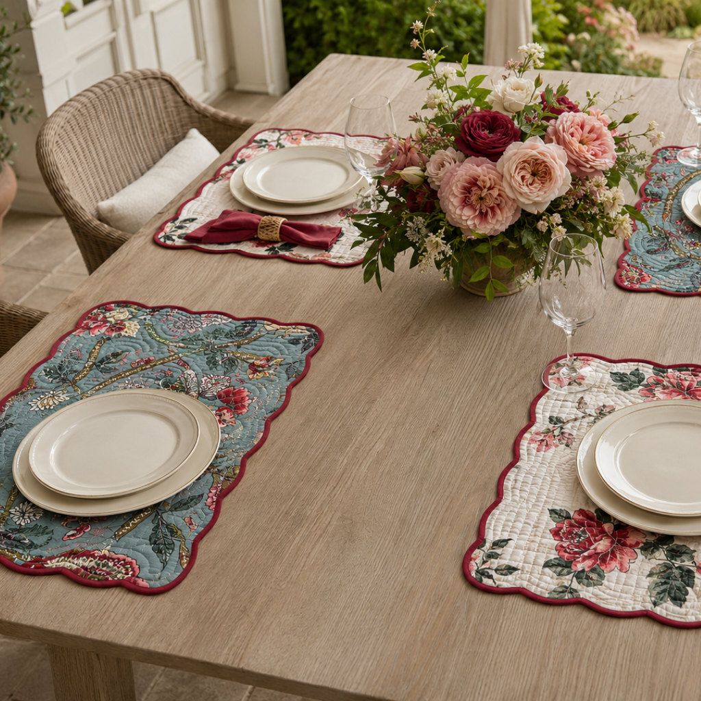 "CHÂTEAU ROSE" REVERSIBLE PLACEMAT