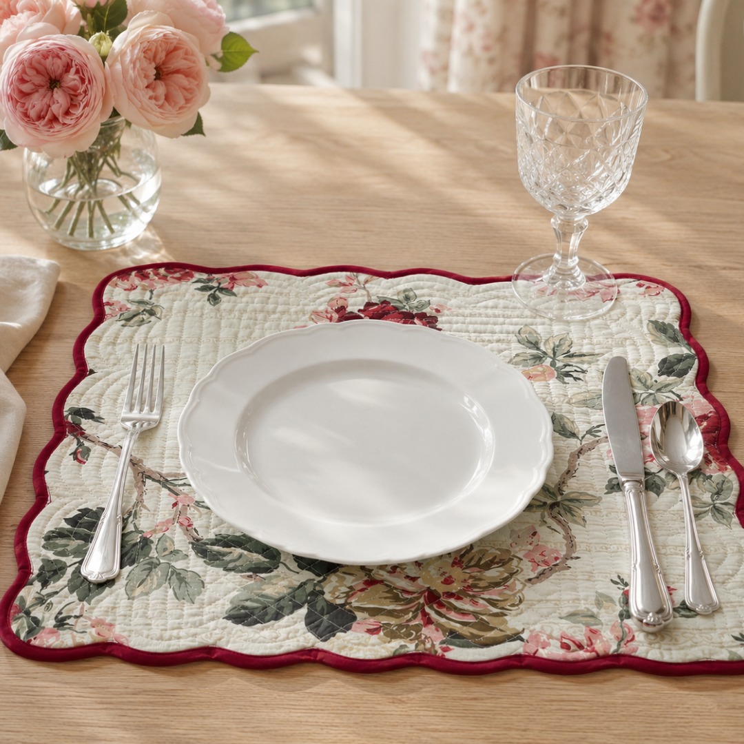"CHÂTEAU ROSE" REVERSIBLE PLACEMAT